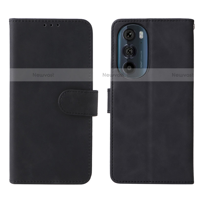 Leather Case Stands Flip Cover Holder L01Z for Motorola Moto Edge 30 Pro 5G