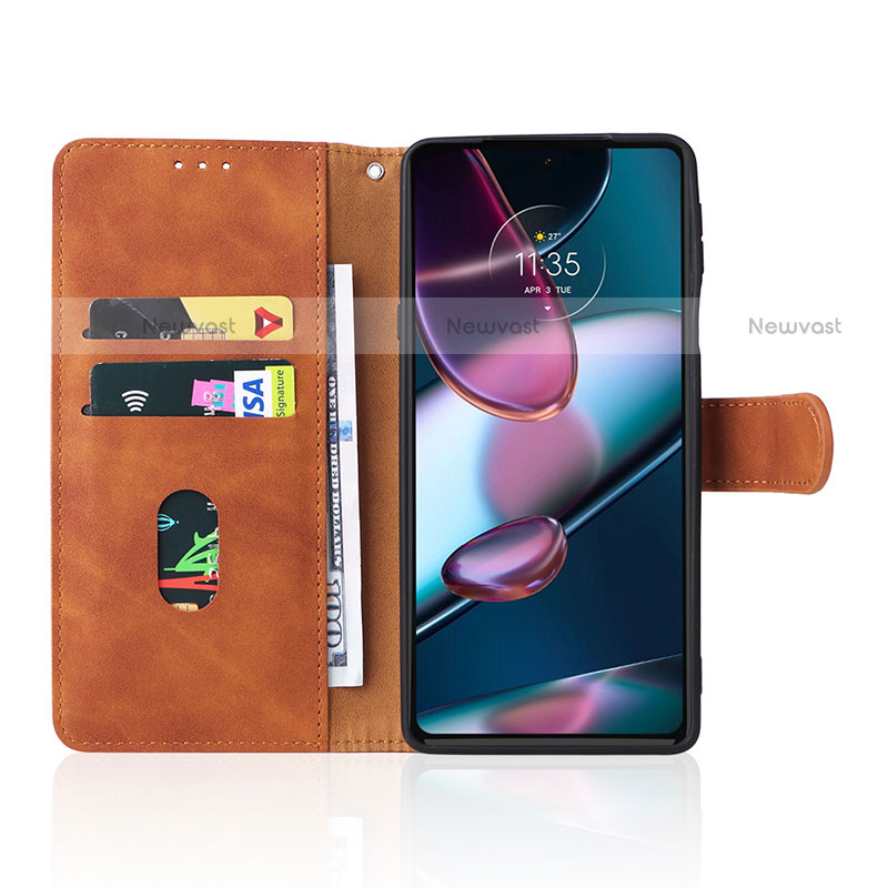 Leather Case Stands Flip Cover Holder L01Z for Motorola Moto Edge 30 Pro 5G