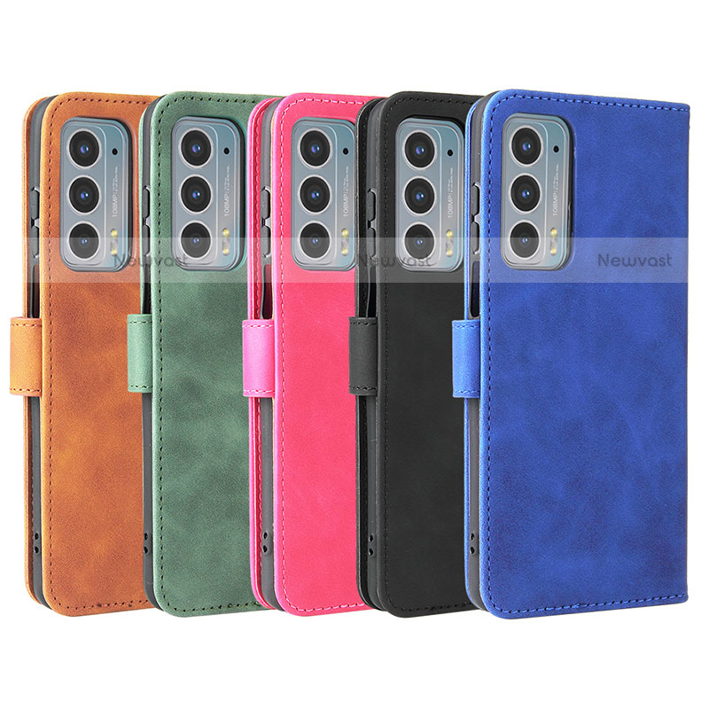 Leather Case Stands Flip Cover Holder L01Z for Motorola Moto Edge Lite 5G