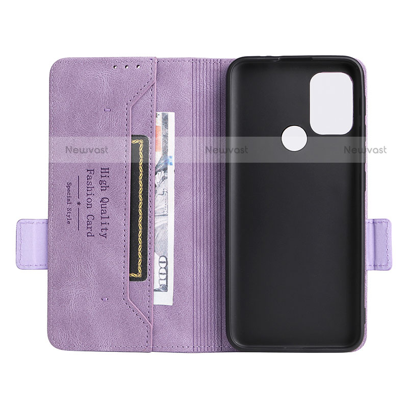 Leather Case Stands Flip Cover Holder L01Z for Motorola Moto G10