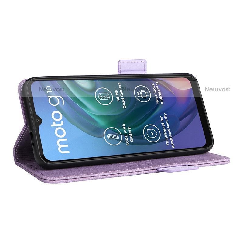 Leather Case Stands Flip Cover Holder L01Z for Motorola Moto G10 Power