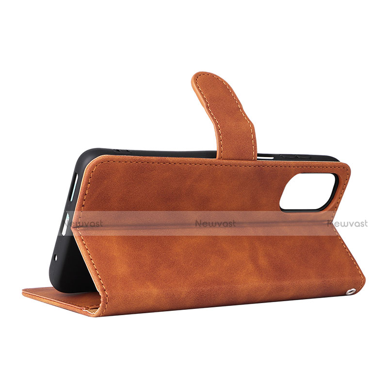 Leather Case Stands Flip Cover Holder L01Z for Motorola Moto G22