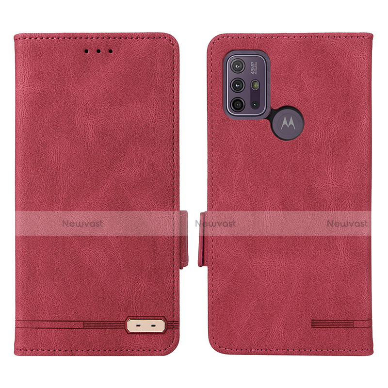 Leather Case Stands Flip Cover Holder L01Z for Motorola Moto G30
