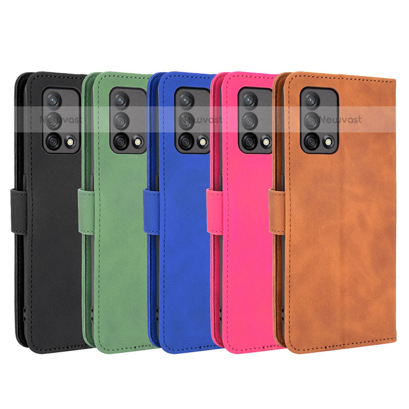 Leather Case Stands Flip Cover Holder L01Z for Oppo A74 4G