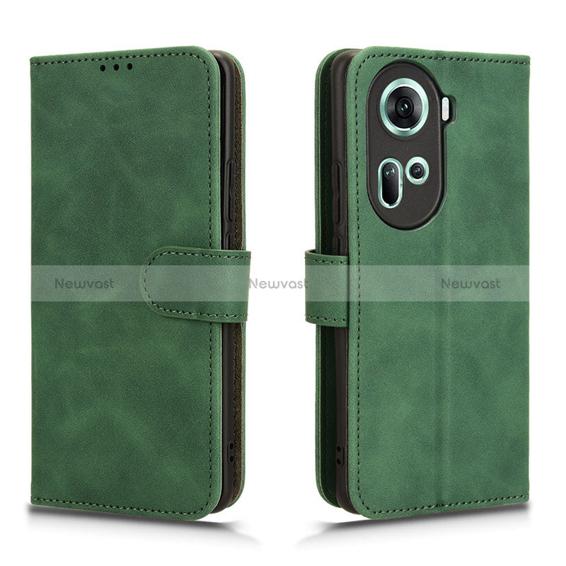 Leather Case Stands Flip Cover Holder L01Z for Oppo Reno11 5G
