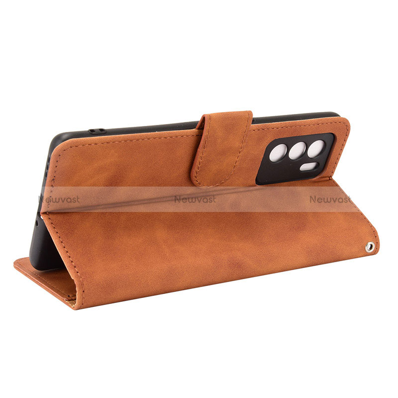 Leather Case Stands Flip Cover Holder L01Z for Oppo Reno6 Pro 5G India