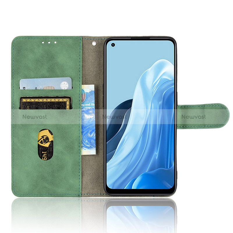 Leather Case Stands Flip Cover Holder L01Z for Oppo Reno7 4G