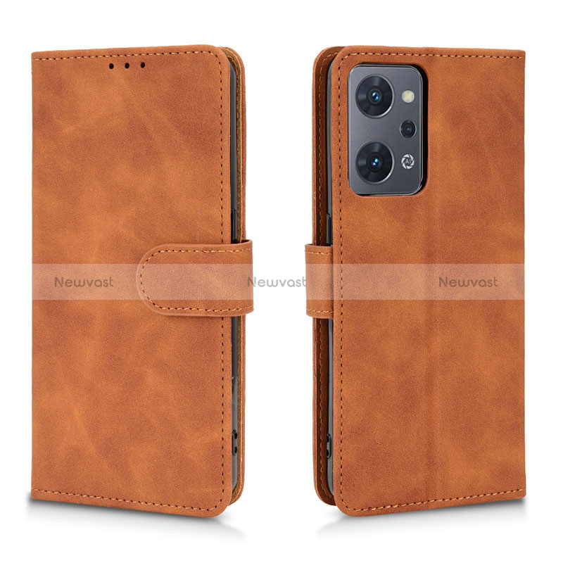 Leather Case Stands Flip Cover Holder L01Z for Oppo Reno7 A