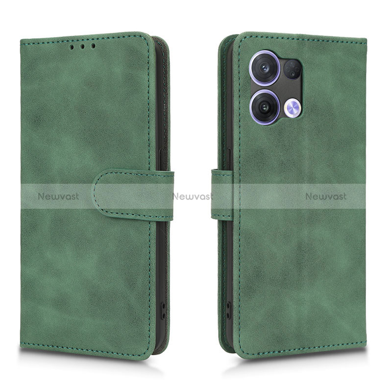 Leather Case Stands Flip Cover Holder L01Z for Oppo Reno8 5G