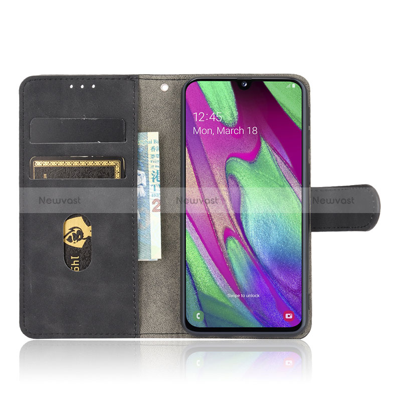 Leather Case Stands Flip Cover Holder L01Z for Samsung Galaxy A40