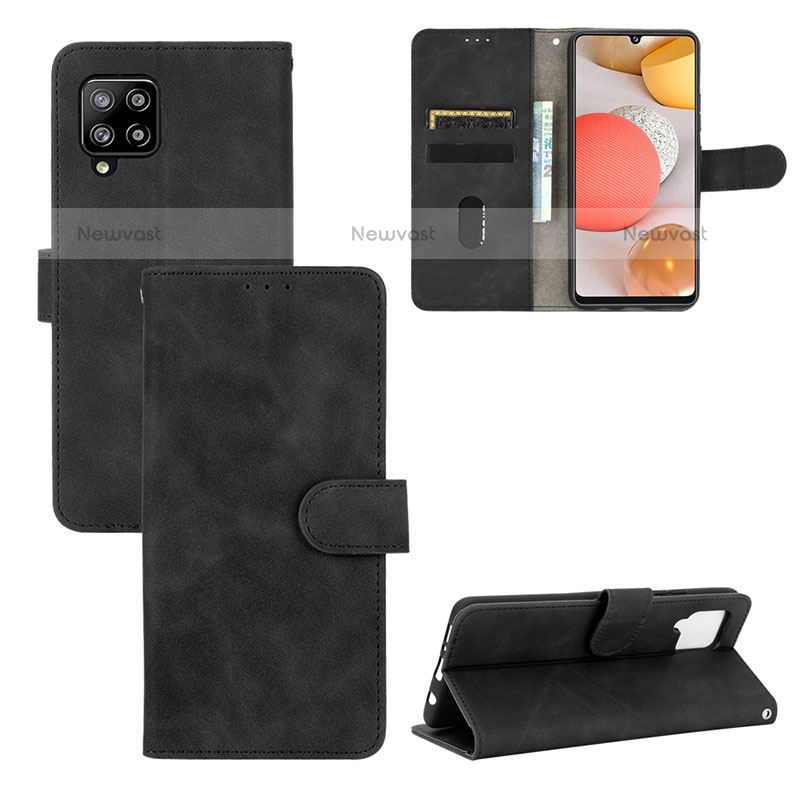 Leather Case Stands Flip Cover Holder L01Z for Samsung Galaxy A42 5G