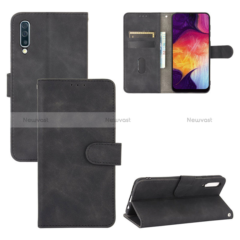 Leather Case Stands Flip Cover Holder L01Z for Samsung Galaxy A50