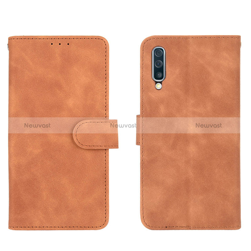 Leather Case Stands Flip Cover Holder L01Z for Samsung Galaxy A50