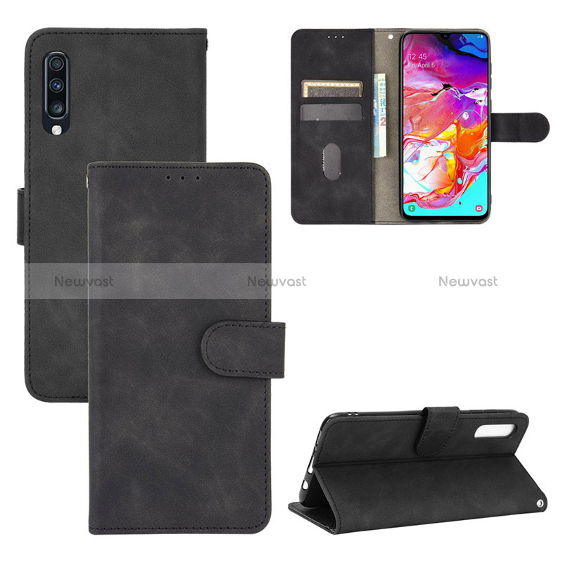 Leather Case Stands Flip Cover Holder L01Z for Samsung Galaxy A70