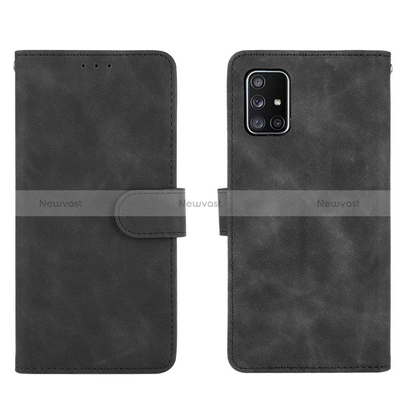 Leather Case Stands Flip Cover Holder L01Z for Samsung Galaxy A71 5G