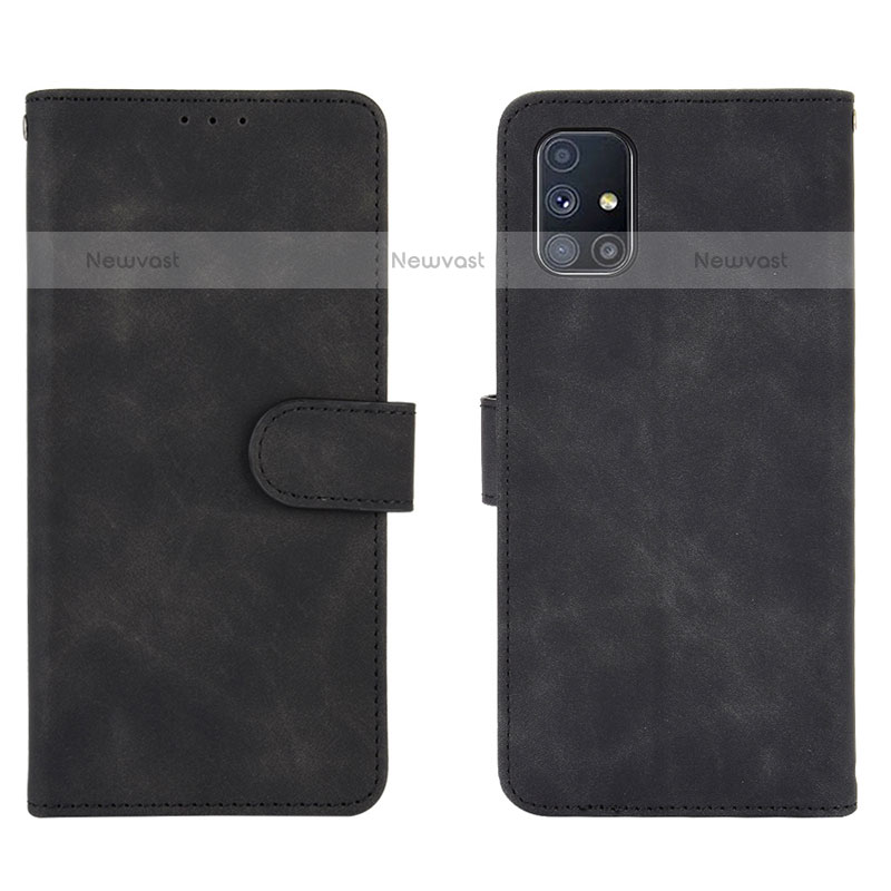 Leather Case Stands Flip Cover Holder L01Z for Samsung Galaxy M51