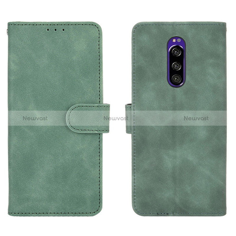 Leather Case Stands Flip Cover Holder L01Z for Sony Xperia 1