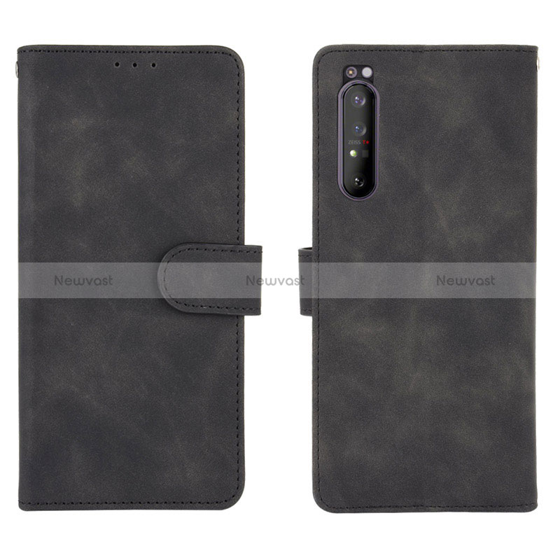 Leather Case Stands Flip Cover Holder L01Z for Sony Xperia 1 II