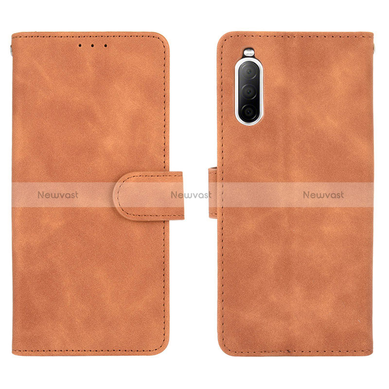 Leather Case Stands Flip Cover Holder L01Z for Sony Xperia 10 II