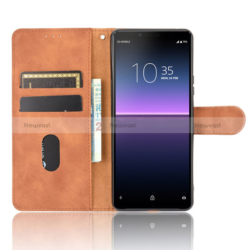 Leather Case Stands Flip Cover Holder L01Z for Sony Xperia 10 II