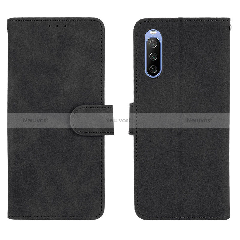 Leather Case Stands Flip Cover Holder L01Z for Sony Xperia 10 III