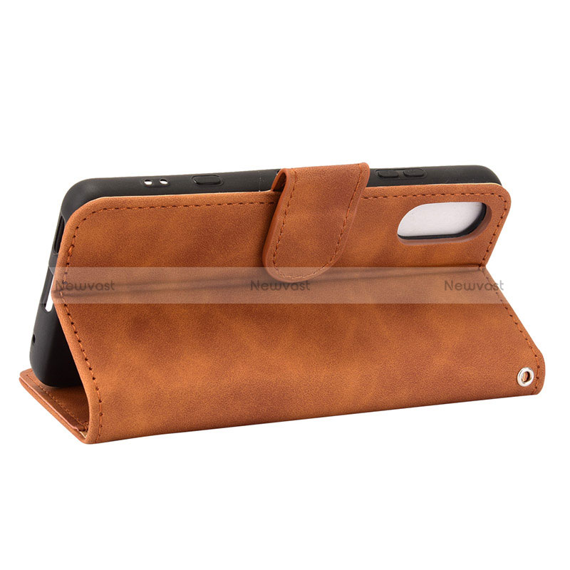 Leather Case Stands Flip Cover Holder L01Z for Sony Xperia Ace II