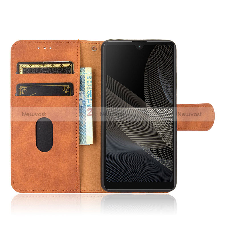 Leather Case Stands Flip Cover Holder L01Z for Sony Xperia Ace II