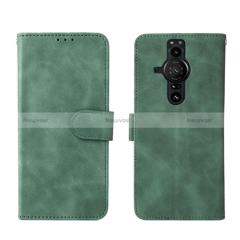 Leather Case Stands Flip Cover Holder L01Z for Sony Xperia PRO-I