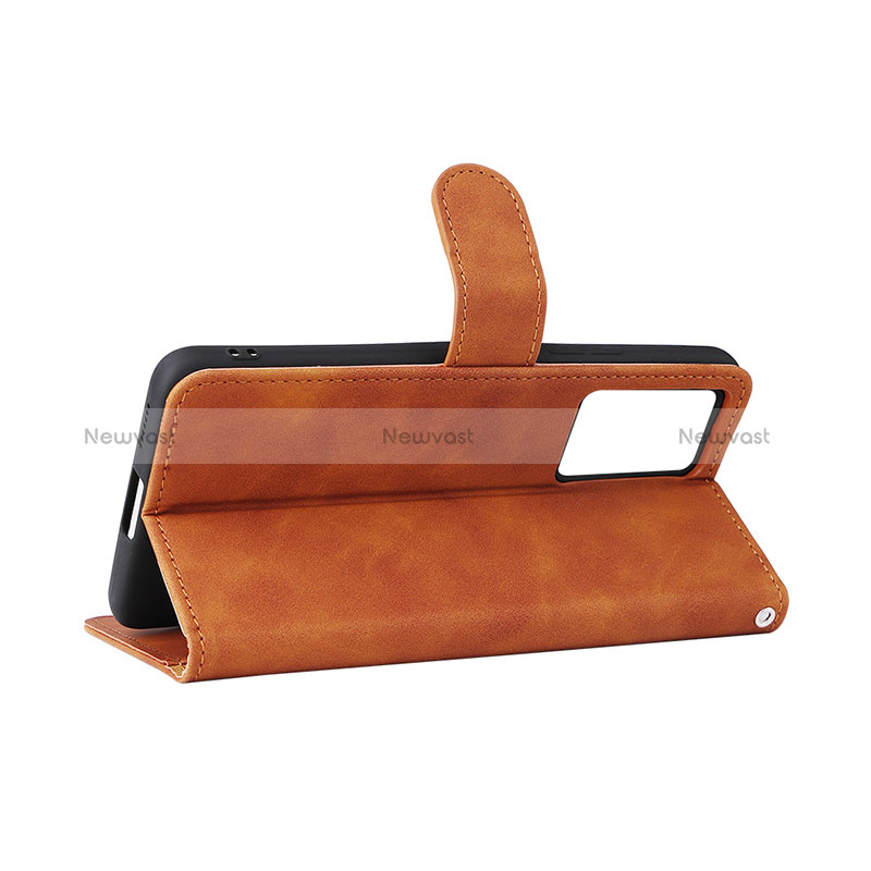 Leather Case Stands Flip Cover Holder L01Z for Vivo T1 5G India