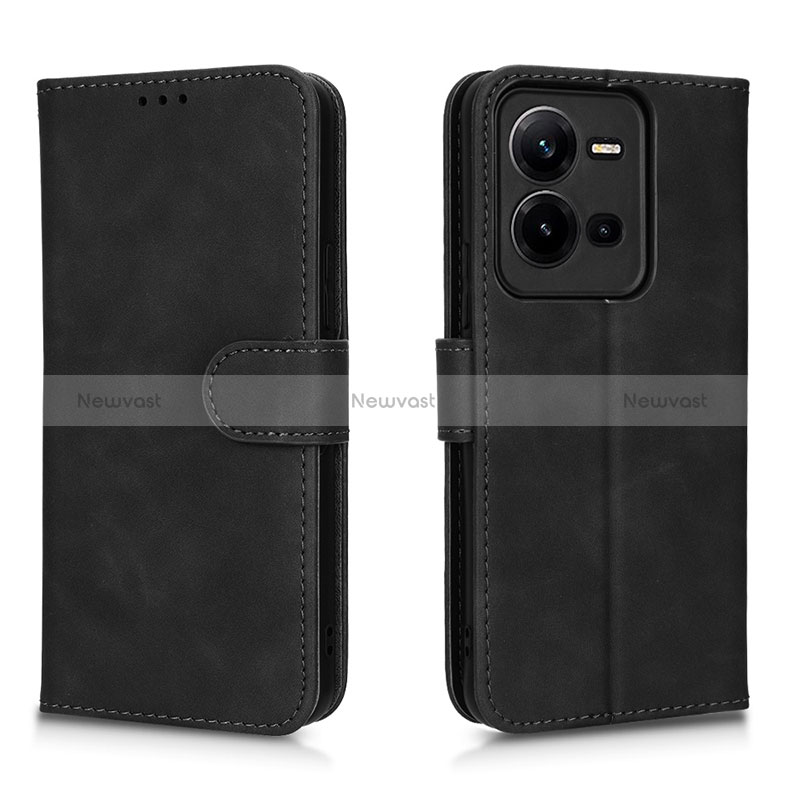 Leather Case Stands Flip Cover Holder L01Z for Vivo V25 5G