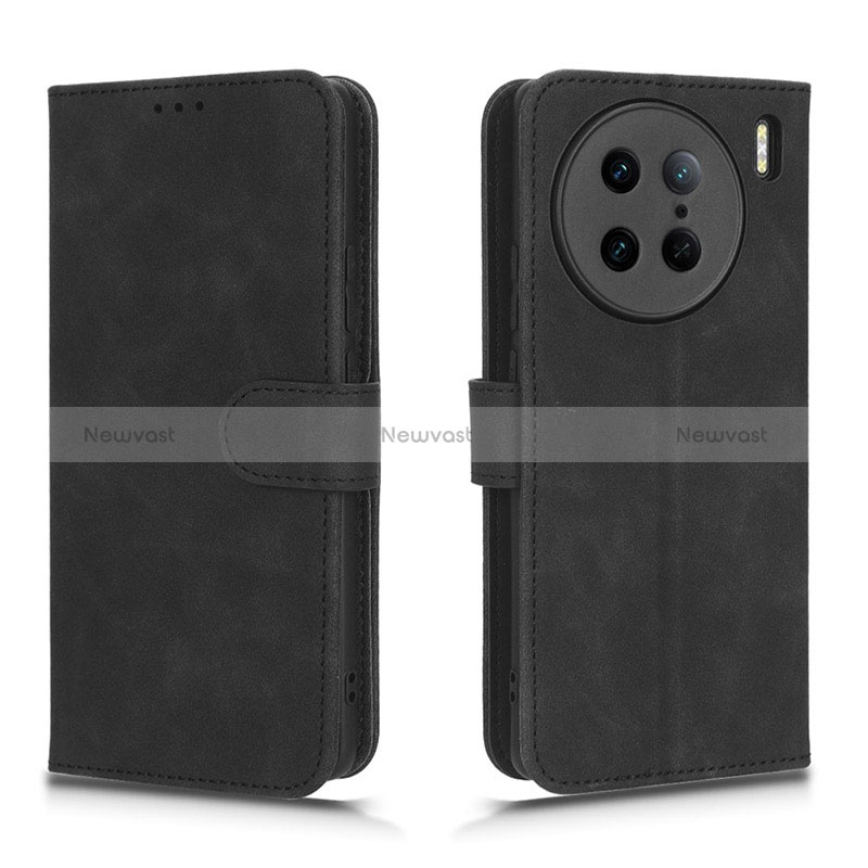 Leather Case Stands Flip Cover Holder L01Z for Vivo X90 Pro 5G
