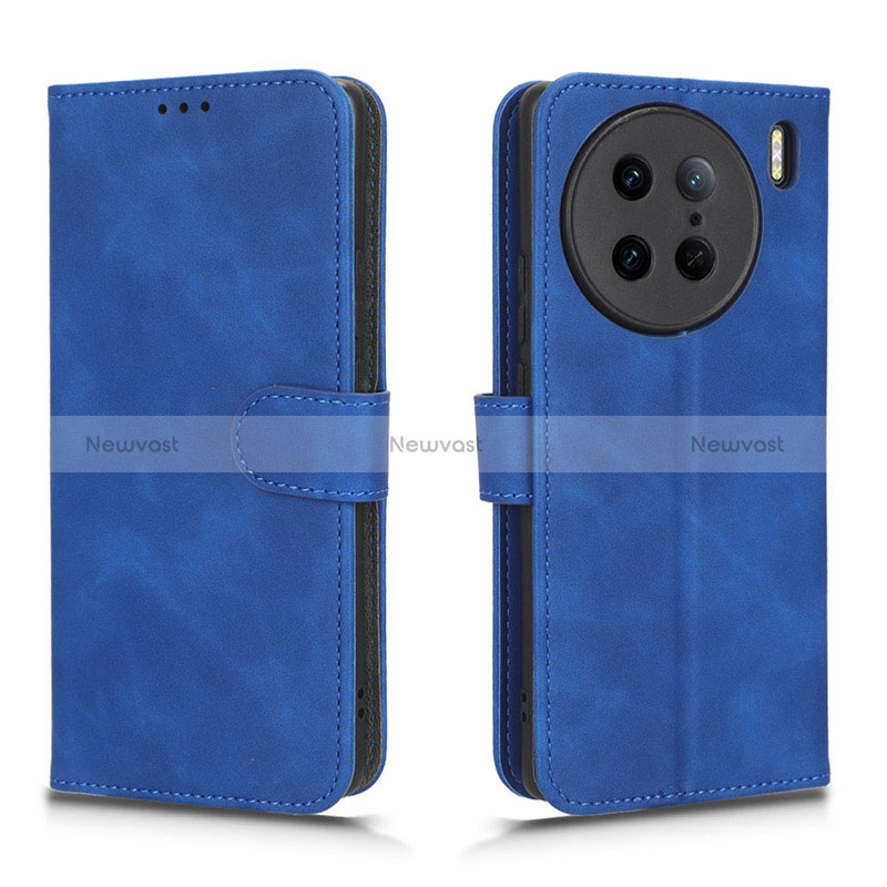 Leather Case Stands Flip Cover Holder L01Z for Vivo X90 Pro 5G