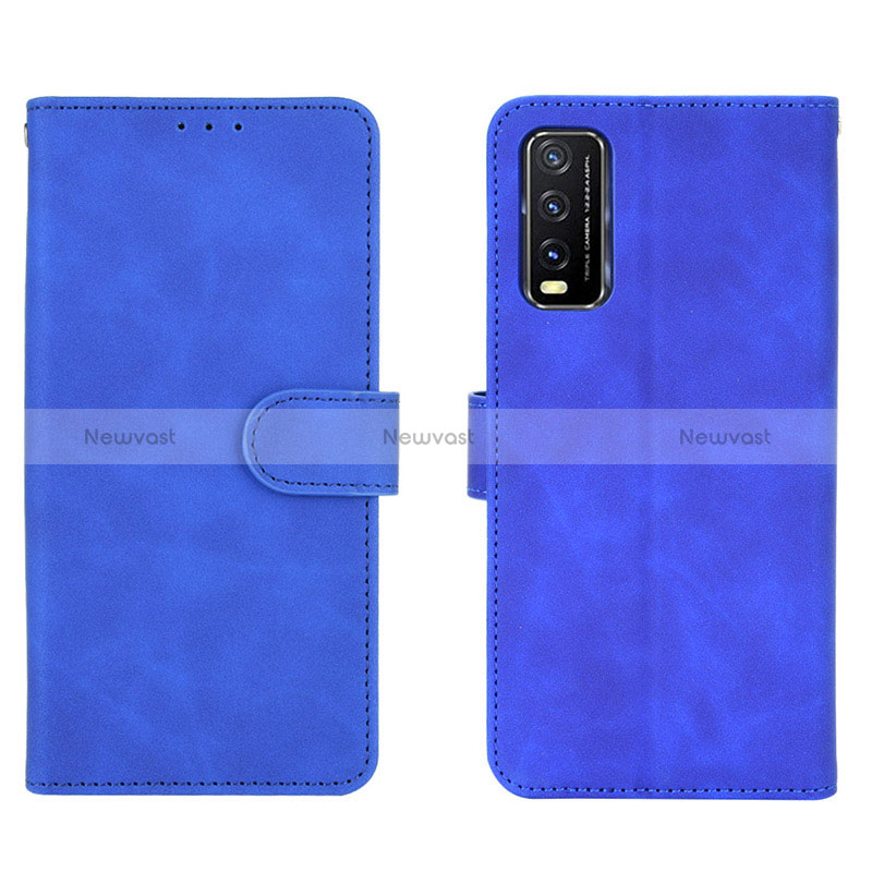 Leather Case Stands Flip Cover Holder L01Z for Vivo Y20s