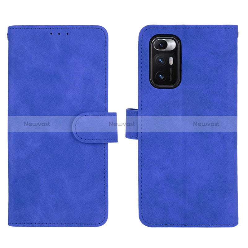 Leather Case Stands Flip Cover Holder L01Z for Xiaomi Mix Fold 5G Blue