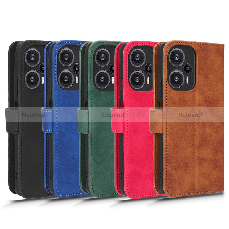 Leather Case Stands Flip Cover Holder L01Z for Xiaomi Poco F5 5G