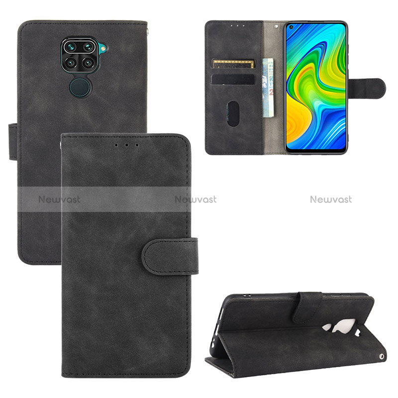 Leather Case Stands Flip Cover Holder L01Z for Xiaomi Redmi Note 9