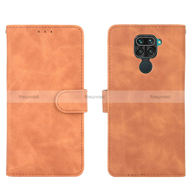 Leather Case Stands Flip Cover Holder L01Z for Xiaomi Redmi Note 9