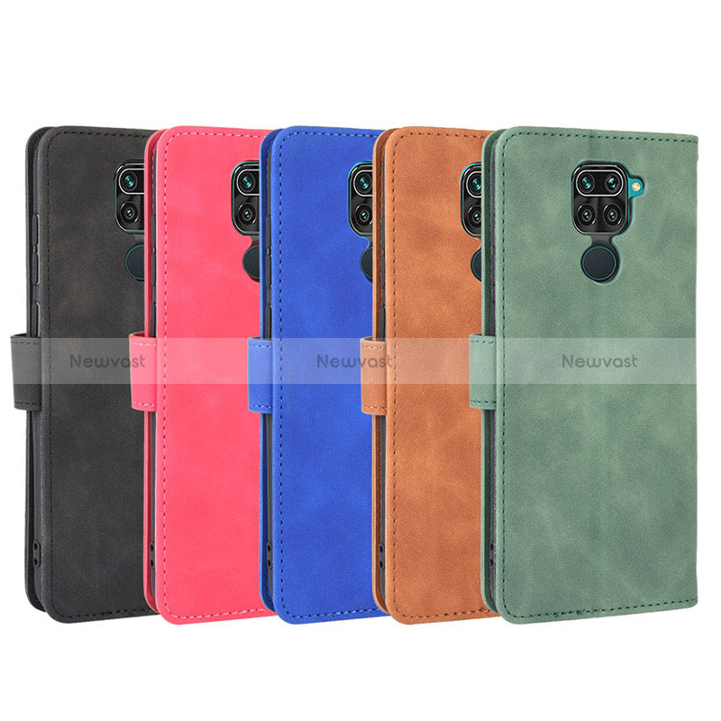 Leather Case Stands Flip Cover Holder L01Z for Xiaomi Redmi Note 9