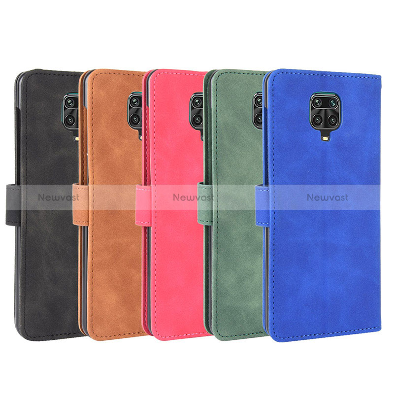 Leather Case Stands Flip Cover Holder L01Z for Xiaomi Redmi Note 9 Pro