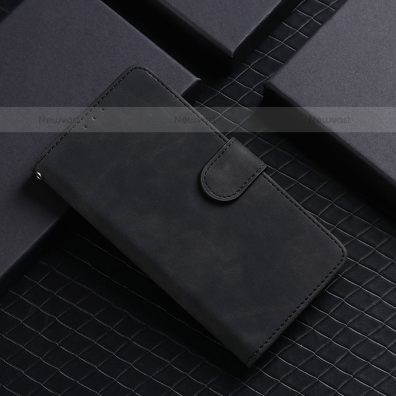Leather Case Stands Flip Cover Holder L02 for Xiaomi Mi 12 Ultra 5G Black
