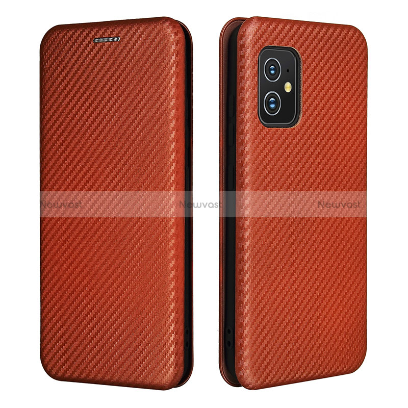 Leather Case Stands Flip Cover Holder L02Z for Asus Zenfone 8 ZS590KS