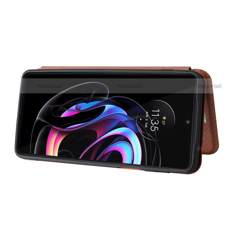 Leather Case Stands Flip Cover Holder L02Z for Motorola Moto Edge 20 Pro 5G
