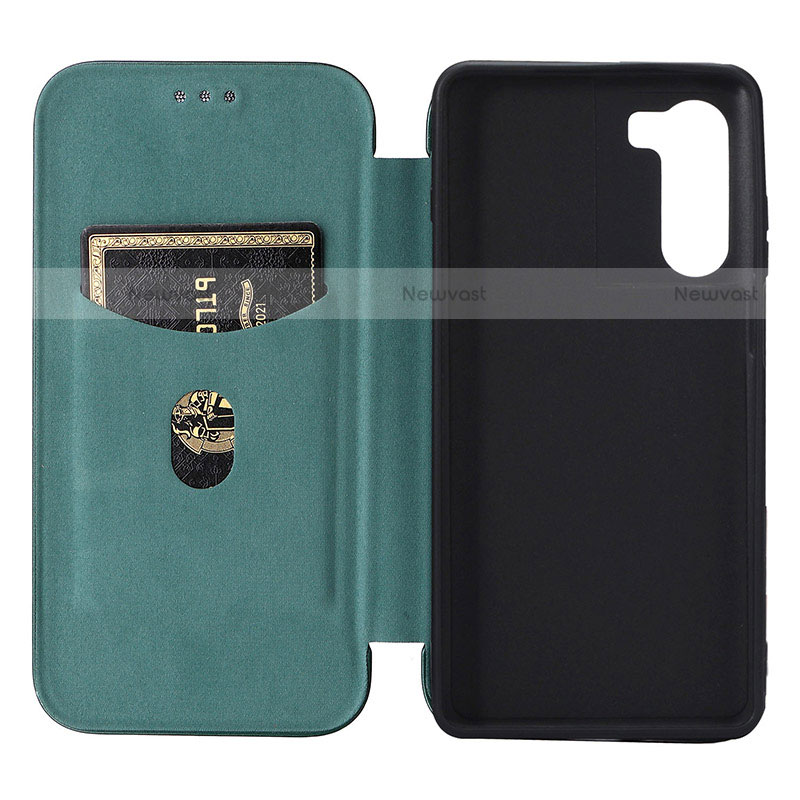 Leather Case Stands Flip Cover Holder L02Z for Motorola Moto G200 5G