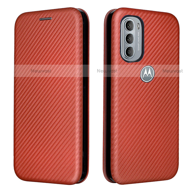 Leather Case Stands Flip Cover Holder L02Z for Motorola Moto G31