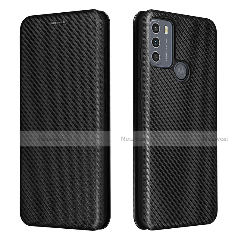 Leather Case Stands Flip Cover Holder L02Z for Motorola Moto G50