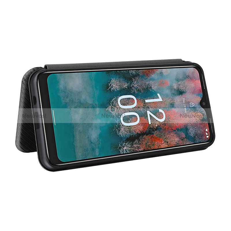 Leather Case Stands Flip Cover Holder L02Z for Nokia C12