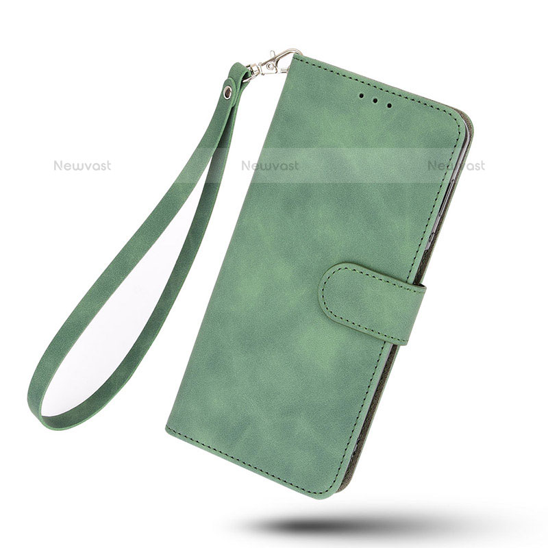 Leather Case Stands Flip Cover Holder L02Z for Nothing Phone 1 Green
