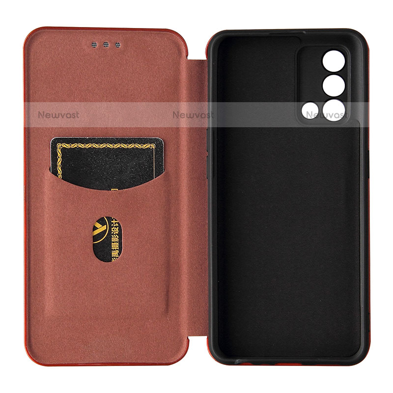 Leather Case Stands Flip Cover Holder L02Z for Oppo A74 4G