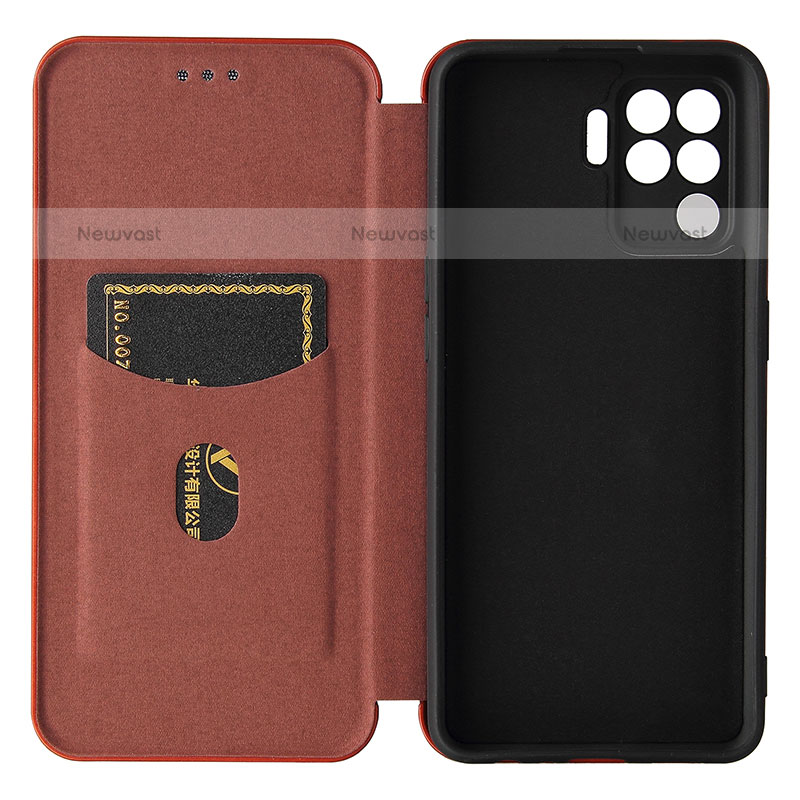 Leather Case Stands Flip Cover Holder L02Z for Oppo A94 4G