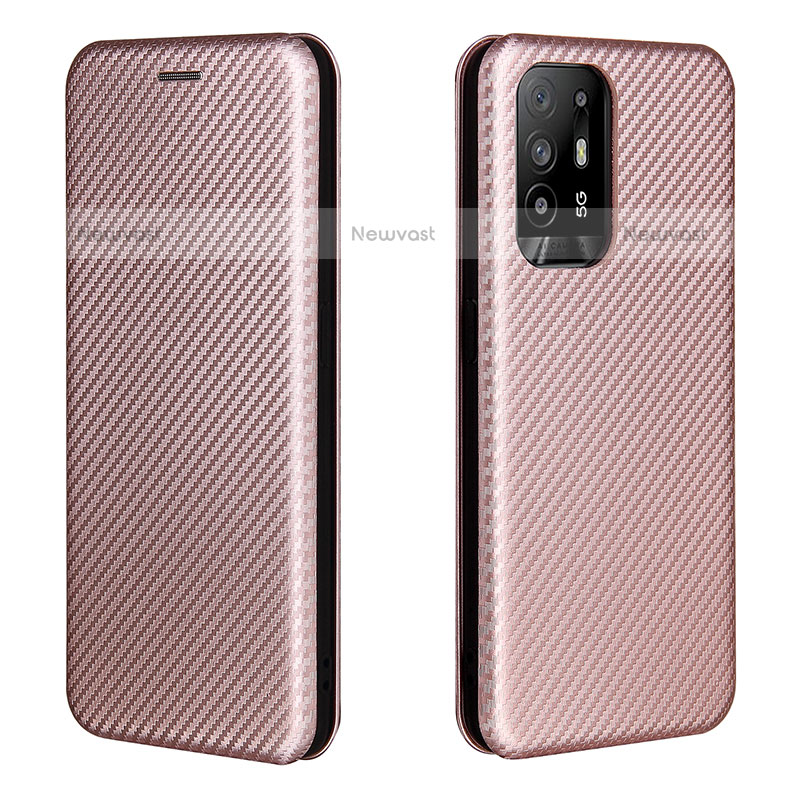 Leather Case Stands Flip Cover Holder L02Z for Oppo F19 Pro+ Plus 5G